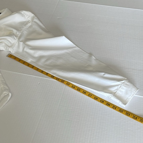 Eddie Bauer long sleeve white button down relaxed fit  shirt Men’s size L - Picture 13 of 15